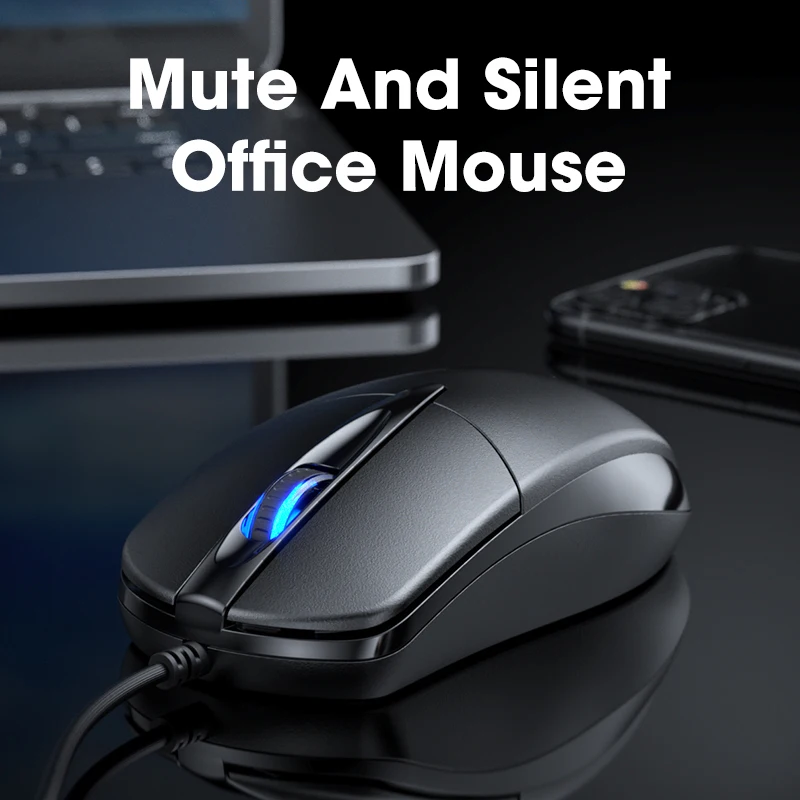 Wired Mouse Gamer Computer Office Gaming Silent USB Mouses 1200 DPI Mice Ergonomic For Macbook Laptop PC Non Slip | Компьютеры и офис
