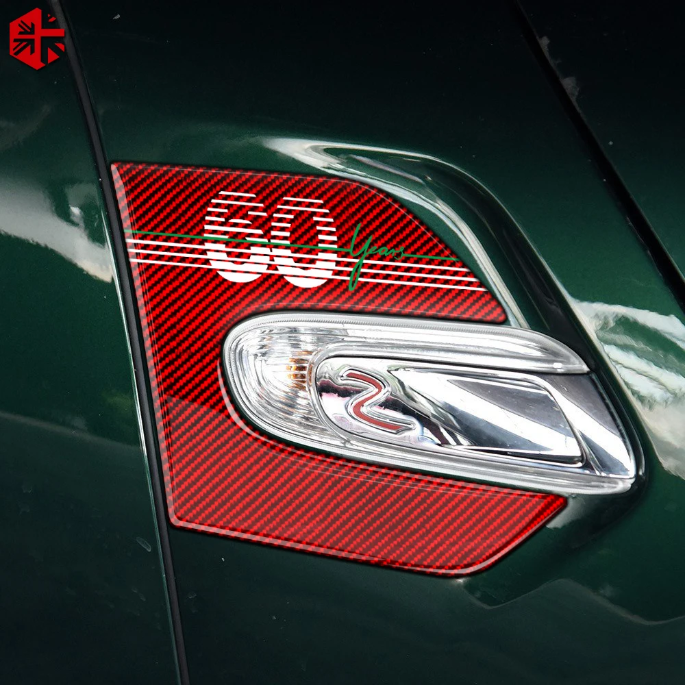 2 шт. Декоративные крылья из углеродного волокна для MINI Cooper S F55 F56 One JCW|Наклейки на