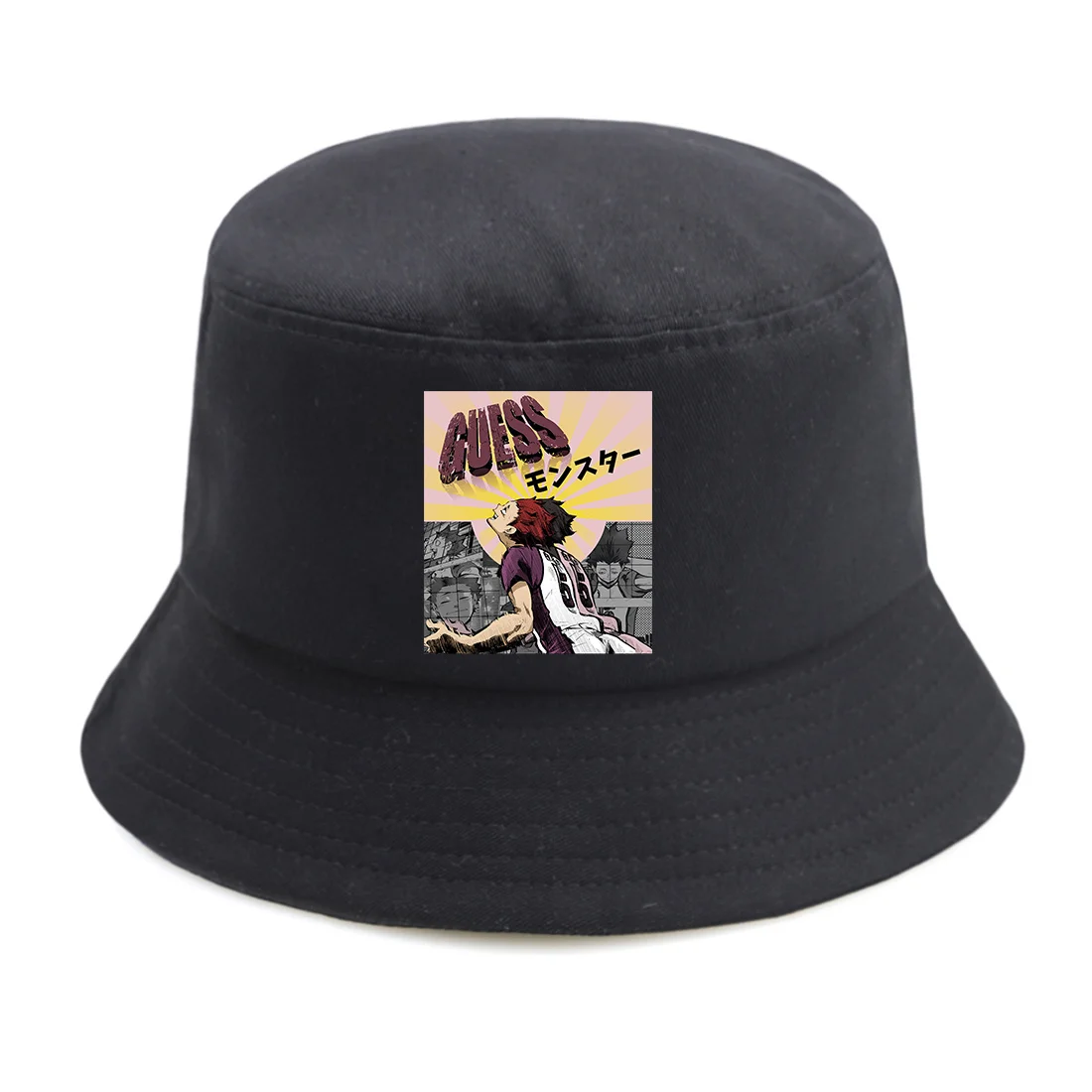 

Haikyuu Oikawa Print Bucket Hat Street Hip Hop Fashion Panama Cap Woman Man Soft Foldable Caps 2021 Unisex Hip Hop Fisherman Cap