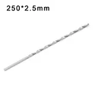 HSS Экстра длинное сверло из стали Длина 160-300 мм Диаметр 2,5-6,5 мм Кольцевая пила с цилиндрическим хвостовиком, земельный шнек сверлы, Twist. Сверло для сверления дерева и металла