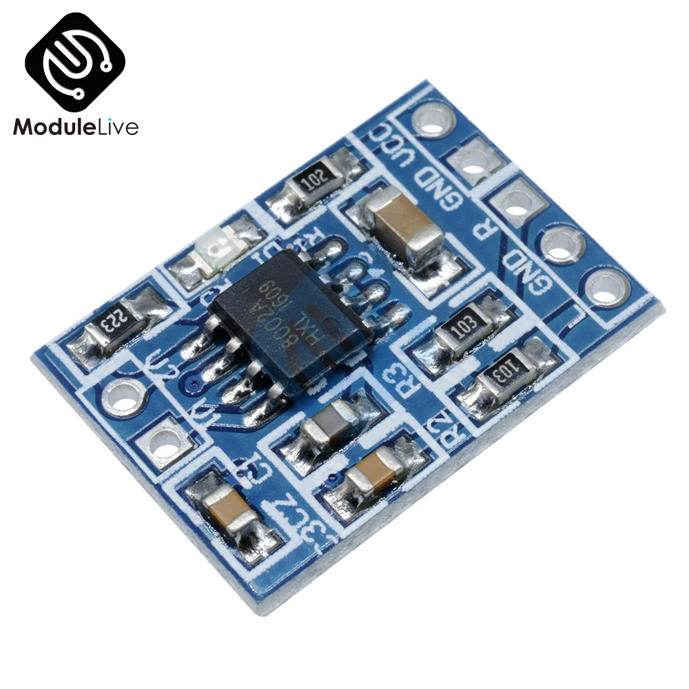 Плата аудио усилителя мощности HXJ8002 моно канальный голосовой модуль с низким