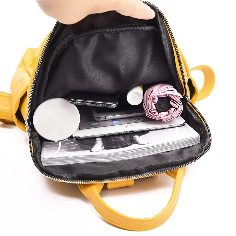 Водонепроницаемый рюкзак для ноутбука женский модный женщин и мужчин однотонные