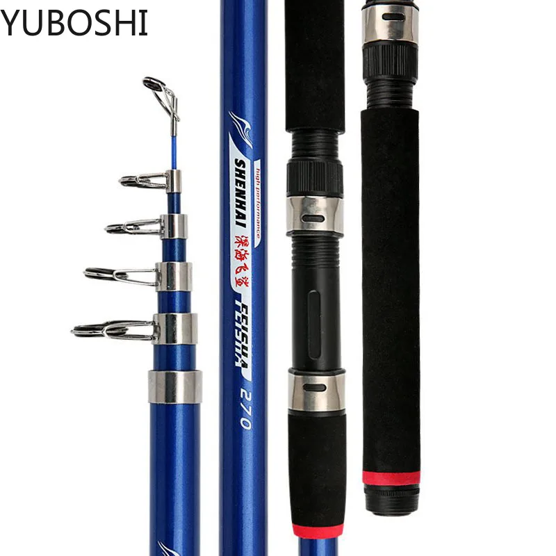 

YUBOSHI Portable FRP Carbon Fiber Fishing Rod 2.1M-3.6M Carp Fishing Rod Feeder Hard Telescopic Fishing Rod Fishing Pole Holders