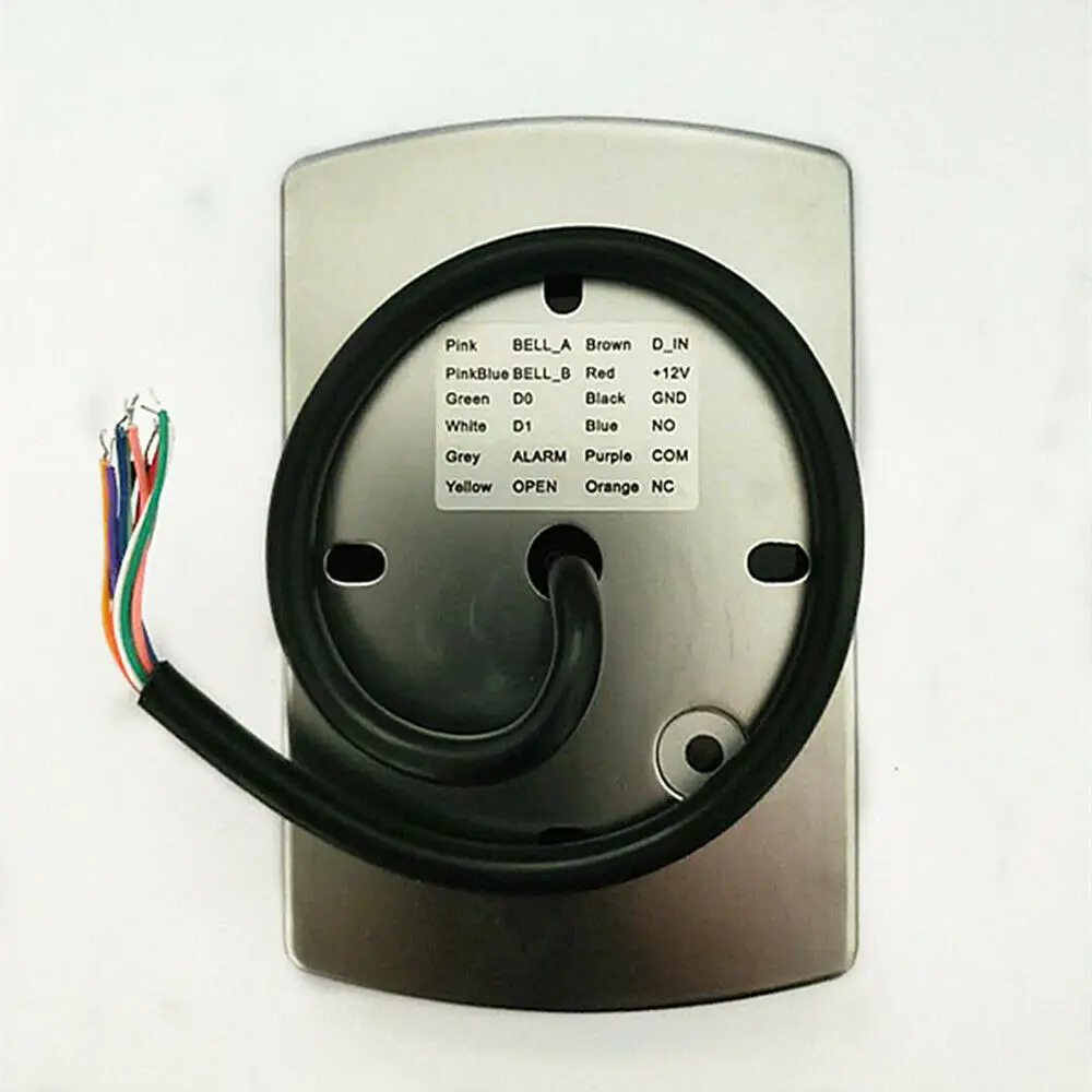 

EM/ID WG26/34 20K User Watepoof Metal Standalone Access Control & Reader