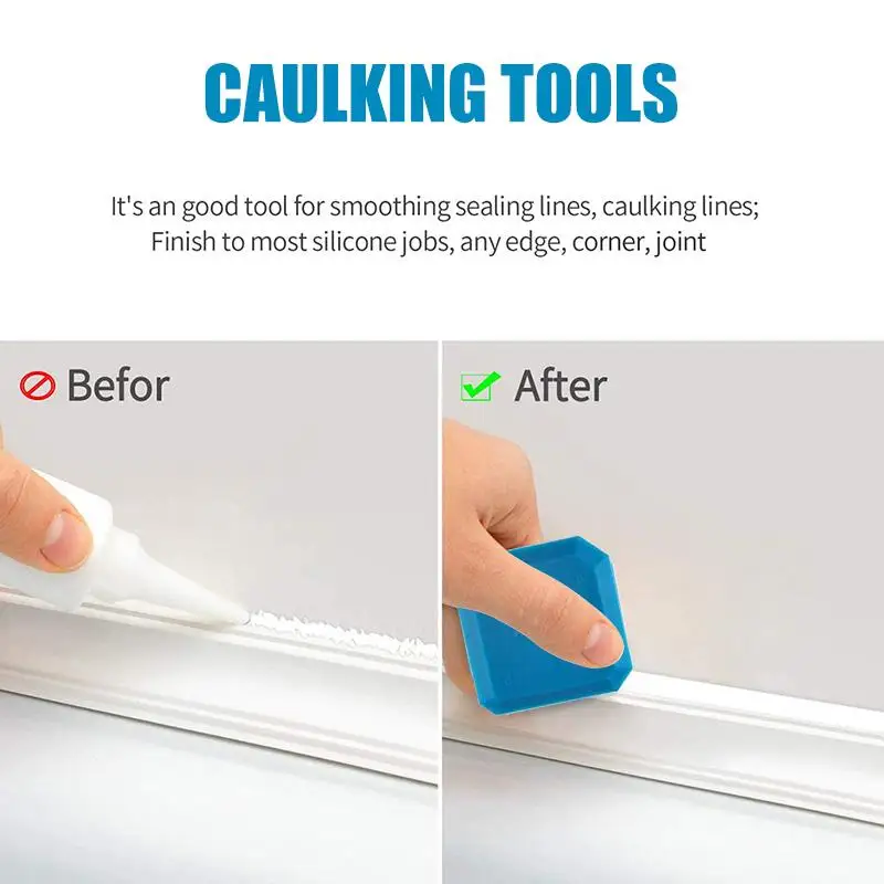 5Pcs Scraper Tool Caulking Window Door Silicone Sealant Spreader Spatula Cleaning Tile Dirt Floor Kit | Дом и сад