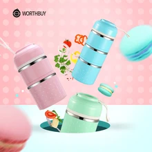 WORTHBUY PT Прямая поставка Японский милый Ланч-бокс для детей школьная портативная коробка для бенто герметичный контейнер для еды из нержавеющей стали WORTHBUY PT Прямая поставка Японский милый Ланч-бокс для детей школьная портативная коробка для бенто герметичный контейнер для еды из нержавеющей стали