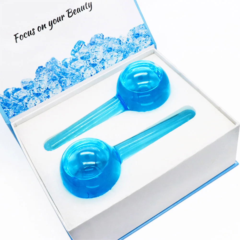 

Large Beauty Ice Hockey Energy Beauty Roller Water Wave Ball Facial Cooling Ice Globes Water Wave Face Eye Massage Skin Care