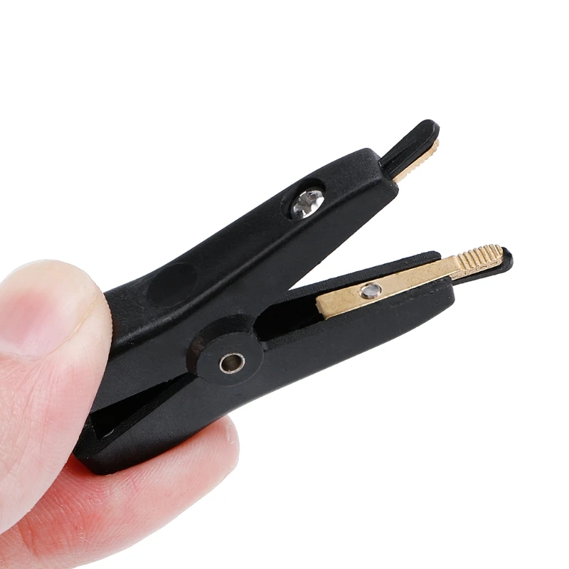 2 шт. Медный позолоченный двухуровневый тестовый зажим с четырьмя зажимами LCR Kelvin