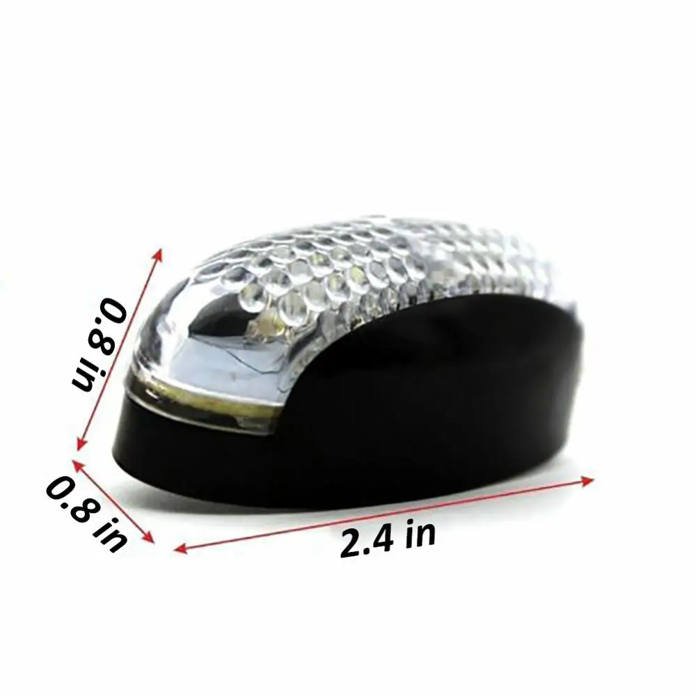 2 шт. трейлеры 4 LED12V боковой габаритный индикатор светильник s ABS янтарный