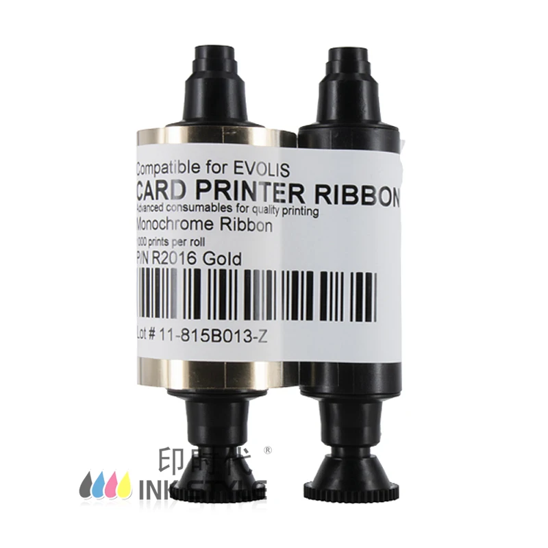 Совместимая Лента Evolis Gold Ribbon R2016 с 1000 принтами используемая в принтере Карт Pebble