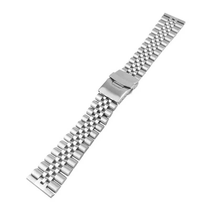 Stainless Steel Watch Bracelet Strap 18mm 19mm 20mm 21mm 22mm 24mm 26mm Women Men Silver Solid Metal Watch Band Strap Accessorie