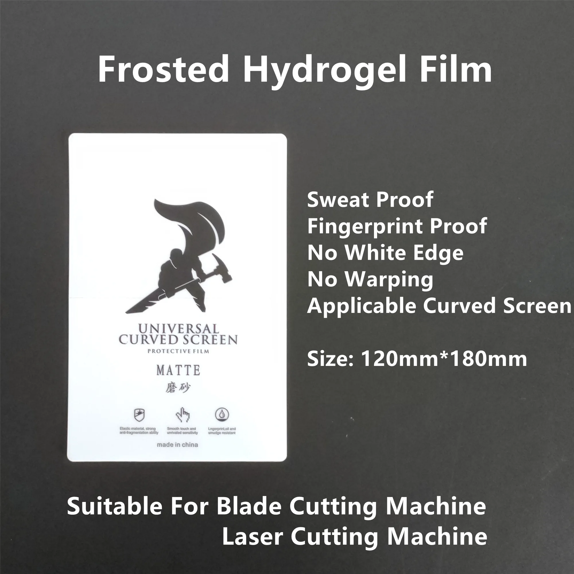 

50pcs Frosted Hydrogel Film LCD Screen Protector For All Mobile Phone Blade Cutting Machine Frosted Film TPU Screen Protection