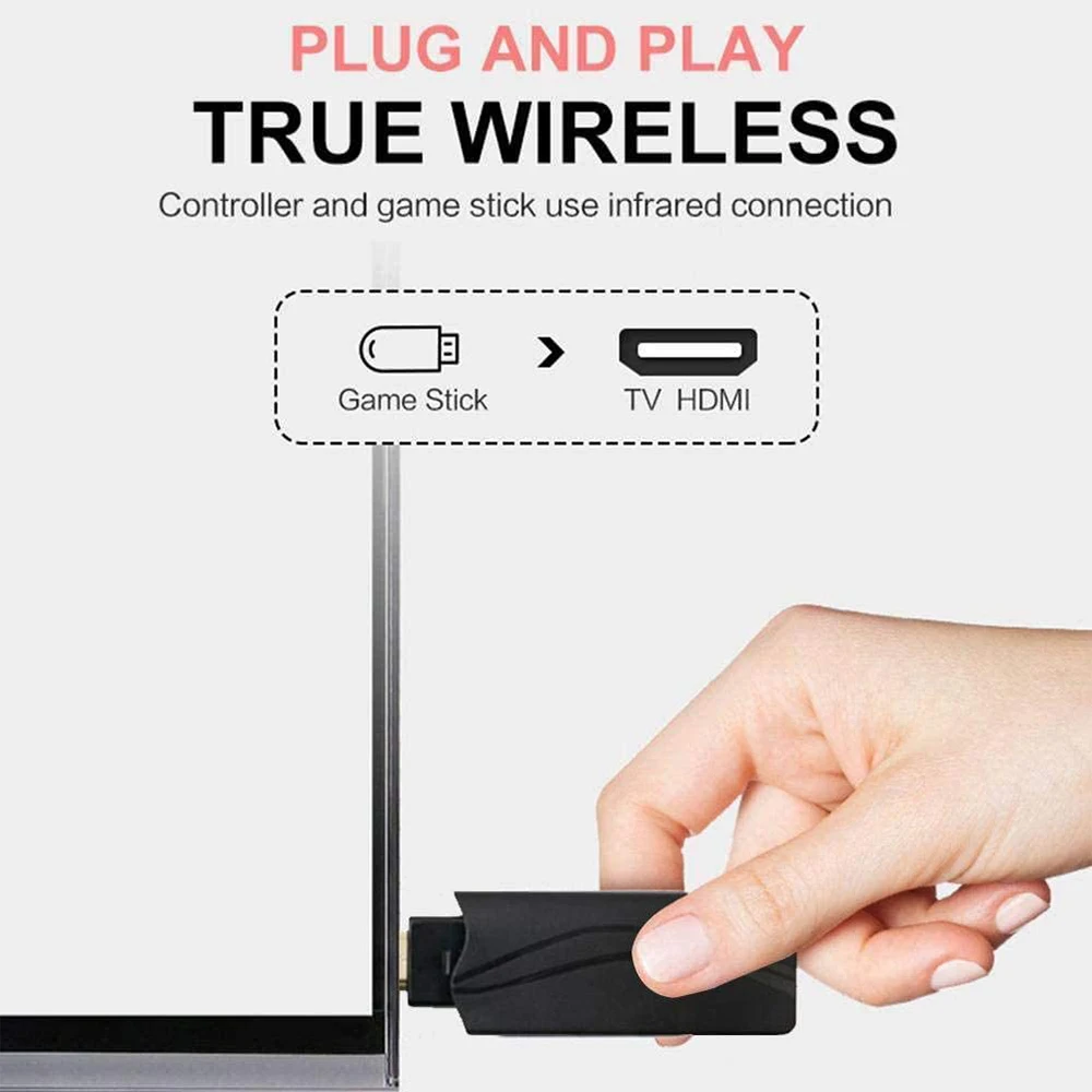 Классический контроллер для телевизионной игровой приставки 4K HDMI Элегантная