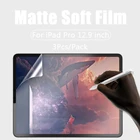 3 упаковки, матовая защитная пленка для экрана, Женская 2021 2020 для iPad 12,9 дюйма 2018 2017, мягкая защитная пленка для планшета