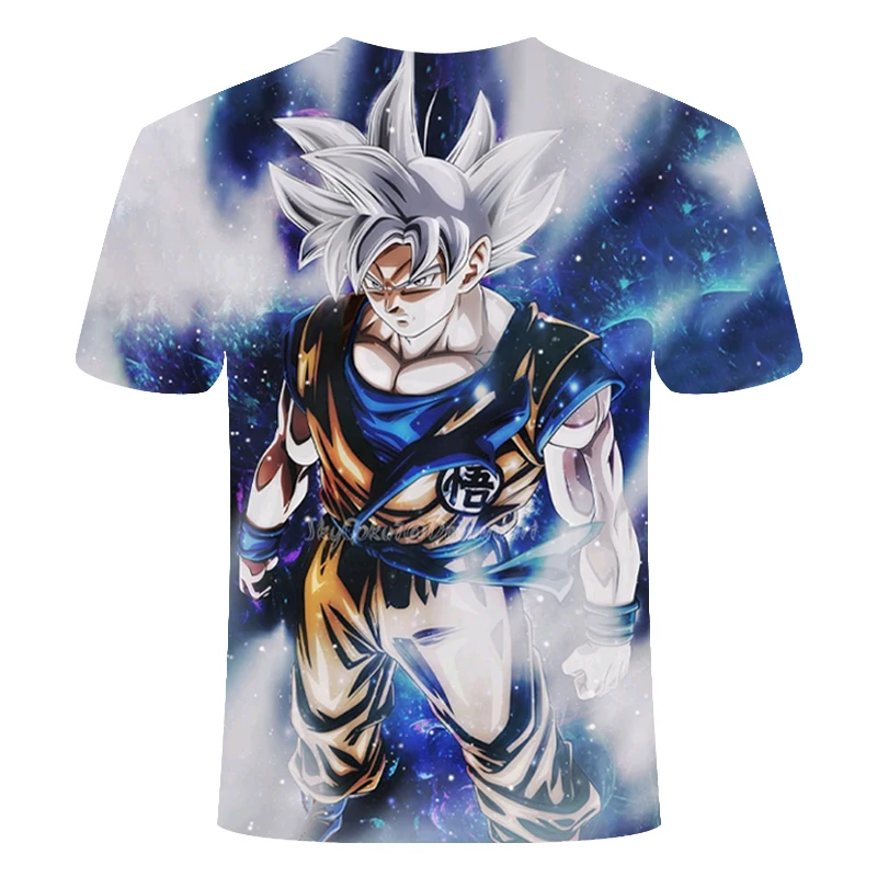 Горячая новинка Мужская и женская персональная аниме Dragon Ball Z 3D печать футболка классная модная удобная креативная рубашка с короткими рукавами