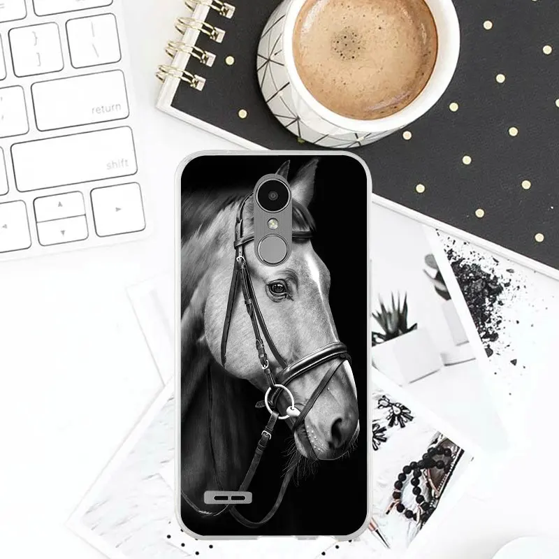 Soft Silicone Phone Cases for LG V10 V20 V30 V40 K40 K50 Q6 Q7 Q8 Q60 X Power 2 3 Nexus 5 5X Stylus Amazing Horse Animal |