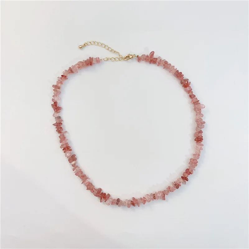 

SHANGZHIHUA Stone vintage style purple translucent collar collarbone chain 2021 new fashion woman's necklace party jewelry gift