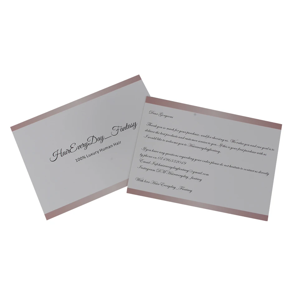 Индивидуальный Логотип фирменная печать карточка для покупок бумажная