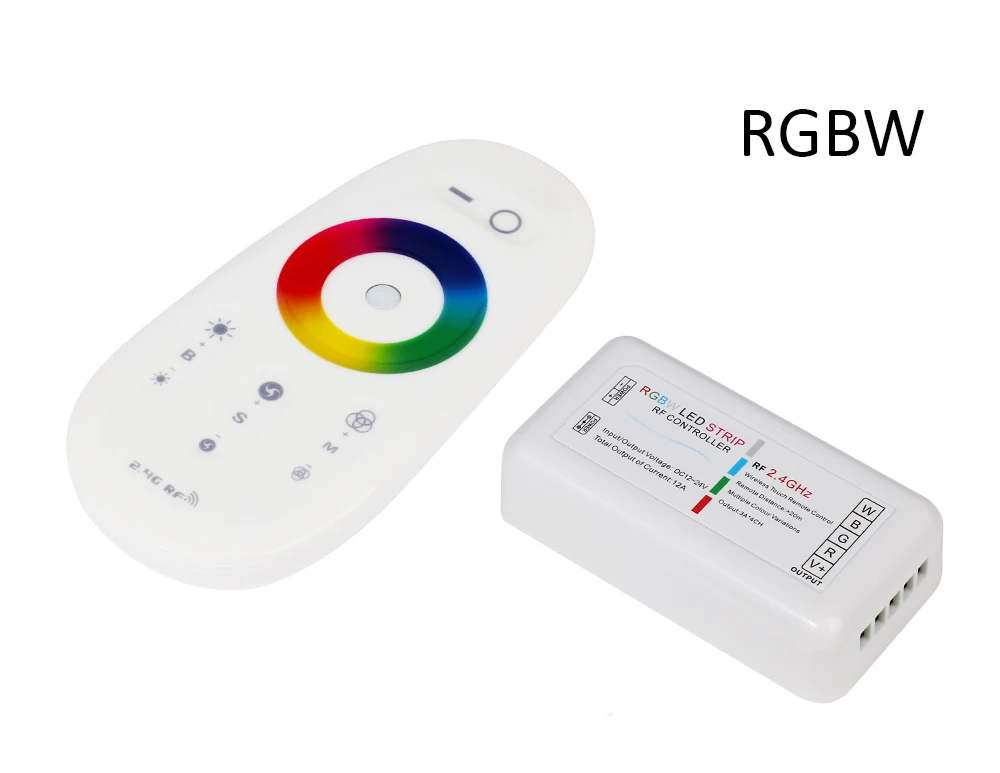 RF 2,4G RGB RGBW контроллер Светодиодная лента RGB контроллер Беспроводной RF пульт дистанционного управления канал для RGB/RGBW для светодиодной ленты 5050