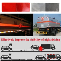 10pcsset waterproof self adhesive reflector conspicuity safety caution warning tape for truck trailer