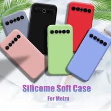 For Meizu 17 Pro Case Rubber Liquid Silicone Shockproof Soft Anti-Scratch Case for Meizu 17 Pro Meizu16 16T 16s for Meizu 16Xs