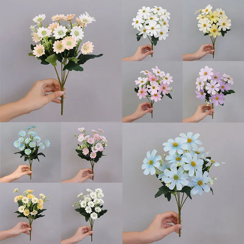 Гвоздики Искусственные цветы свадебное украшение Сделай Сам венок рукоделие