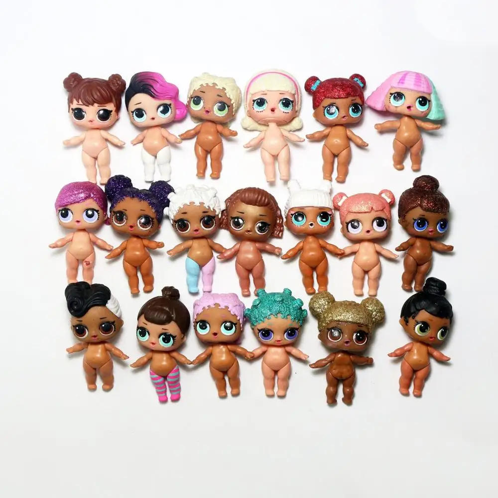 Смешанная распродажа оригинальная Обнаженная кукла сюрприз 8 см без аксессуаров