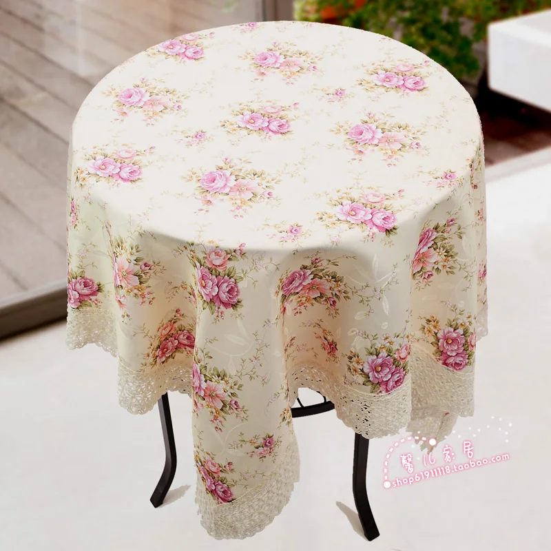 Кружевная кружевная скатерть 2016 хлопковая с цветочным принтом для свадьбы