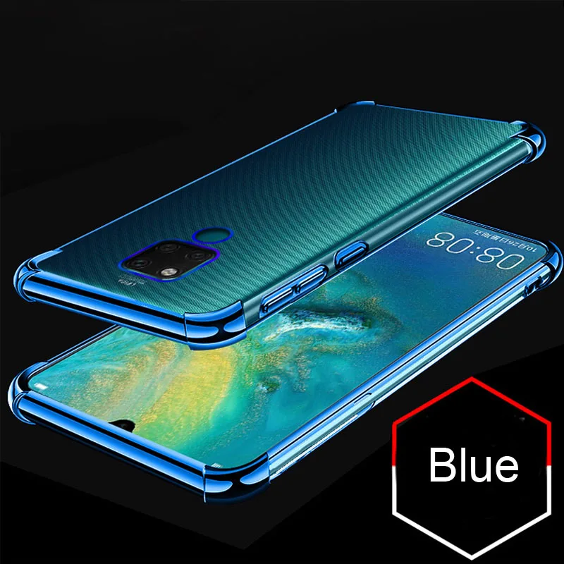 Синий цвет для huawei mate 20X5G Чехол подушки безопасности буфера полная защита чехол для huawei mate 20 X TPU задняя крышка mate 20x