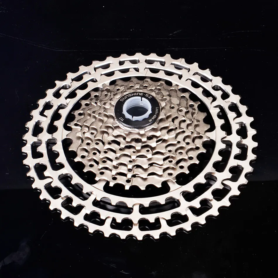 Cdg Бесплатная доставка Sunshine Mtb10 скорость 10 46 T лента 338g автоматическая