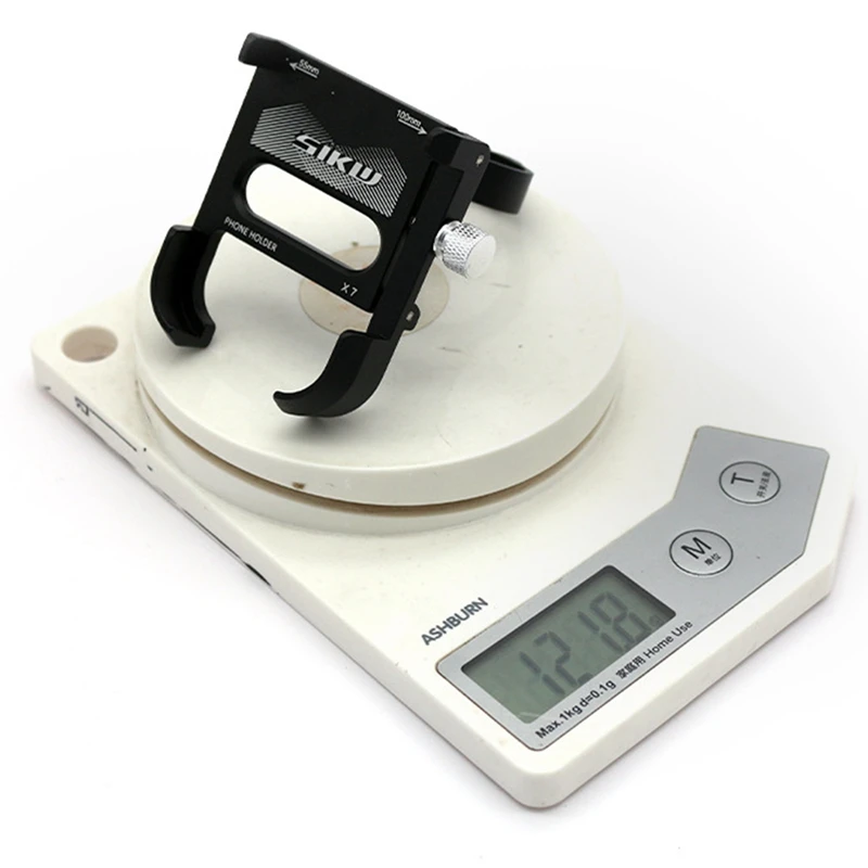 

SIKW X7 Aluminum Alloy Bicycle Mobile Phone Holder 360 Rotatable Phone Holder for Electric Bicycles and Motorcycles