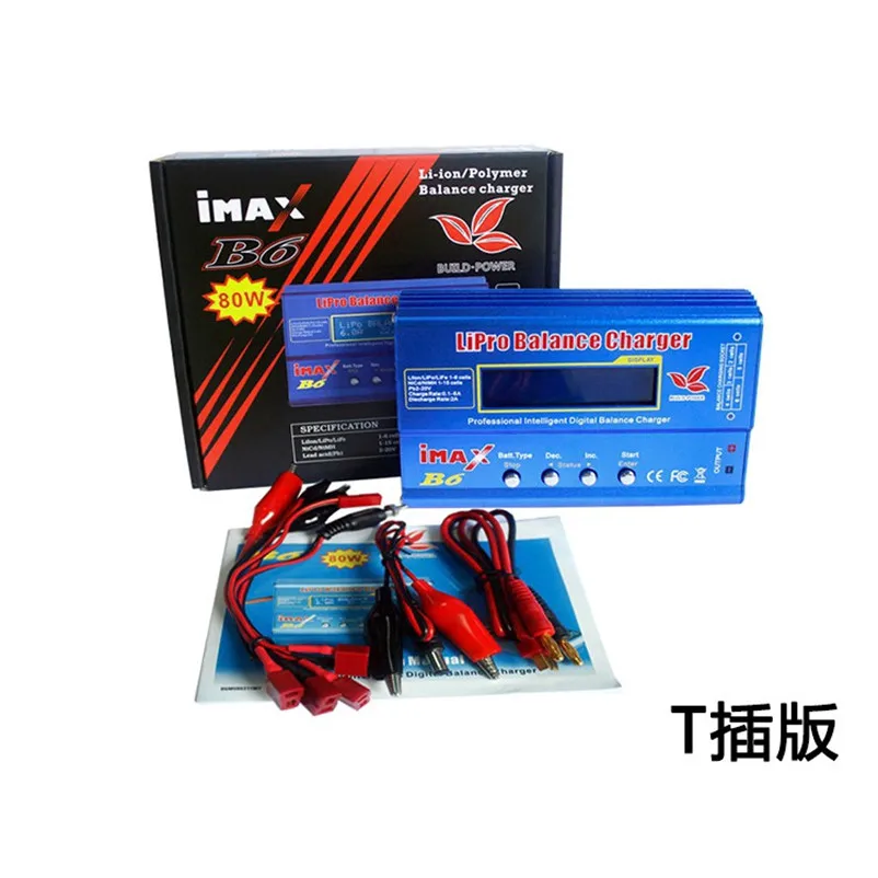 Зарядное устройство iMAX B6 80 Вт для аккумуляторов Lipo NiMh Li Ion Ni Cd цифровое