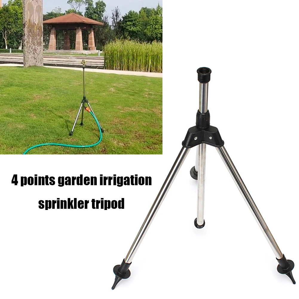 

Garden Lawn Farmland Plant Watering Tripod Impact Sprinkler Irrigation Kits for 1/2 inch Sprinkler Garden Supplies