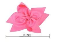 110pces 10 inch large grosgrain ribbon bow girls hairpins big bowknot hair clips new hair accessories