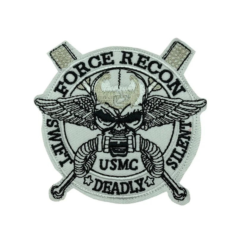 USMC значок на липучке морские патчи с вышивкой армейские фанаты военный боевой