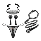 Женское сексуальное женское нижнее белье со стразами