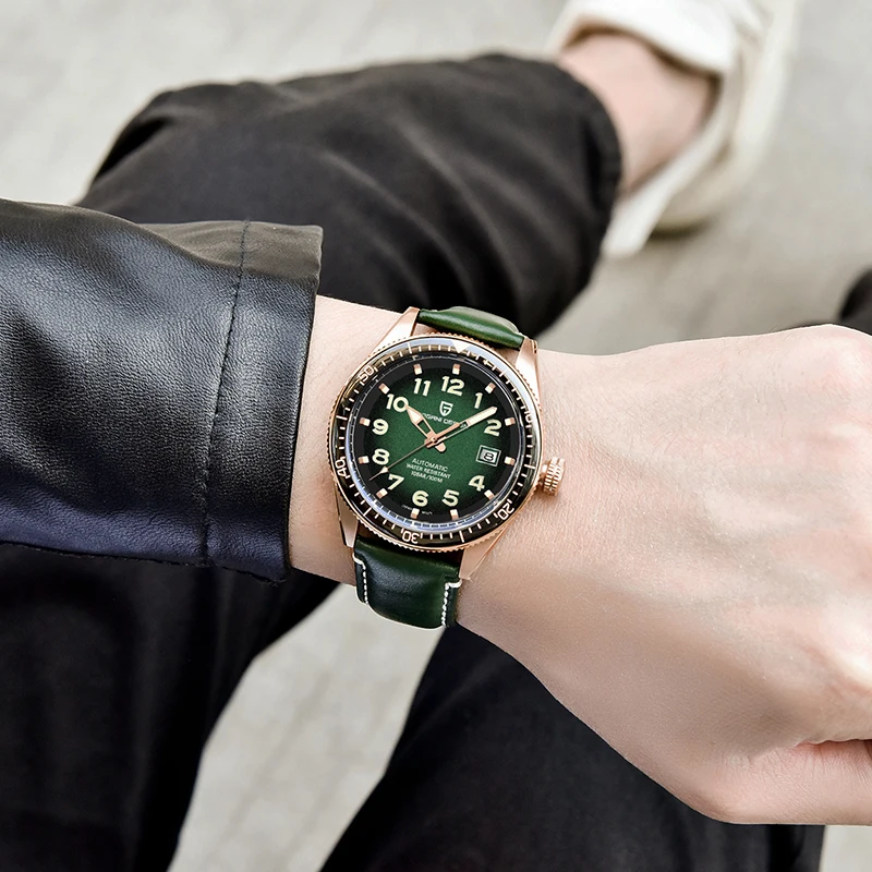 Часы наручные PAGANI Мужские автоматические дизайнерские Роскошные Брендовые