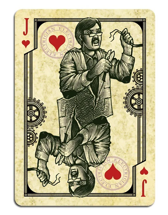 Hui qi Poker Bicycle White Blue Collar White Collar Blue-Collar Collection Bicycle Playing Cards
