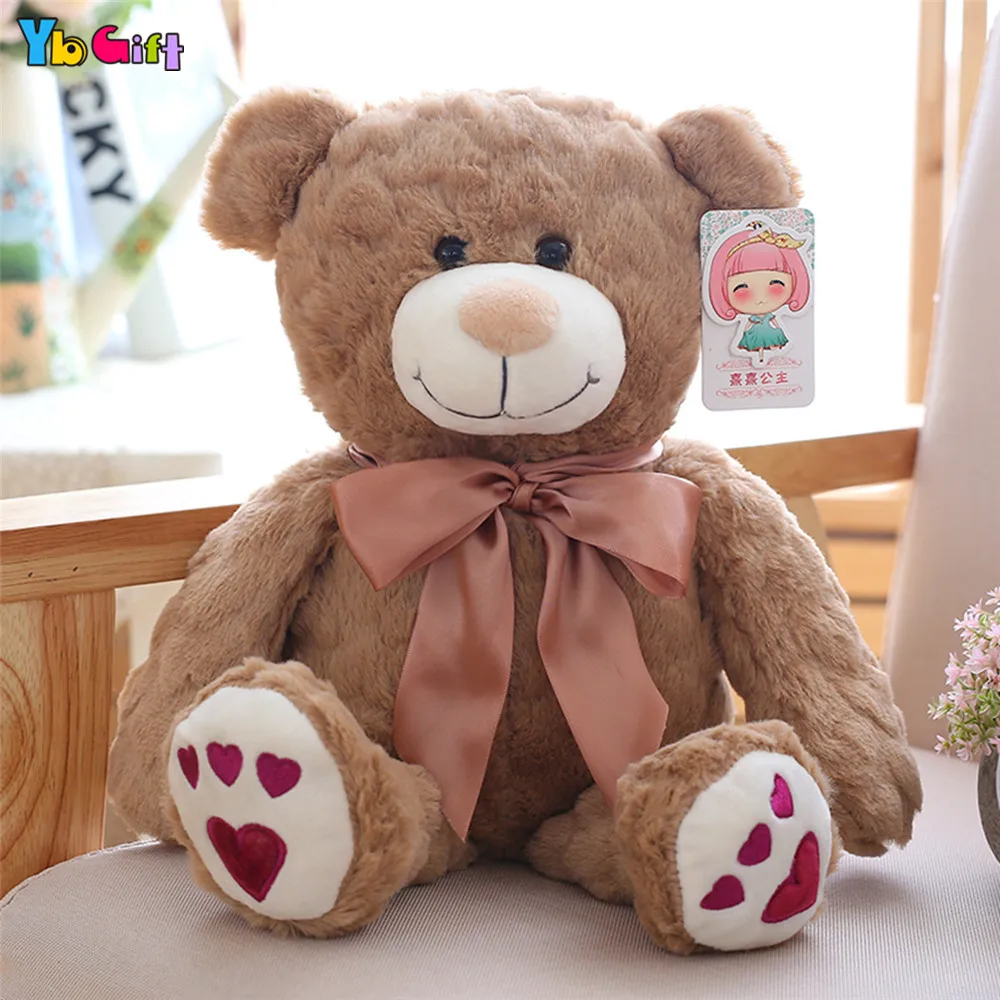 40cm/55cm Plush Teddy Bear Toy Stuffed Bear Dolls Pink Blue Brown Teddy Toy Children Kids Christmas Gifts New Year present