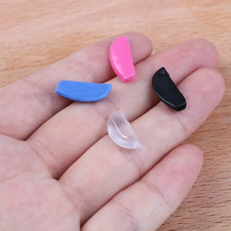 10 шт. = 5 пар Нескользящие силиконовые носоупоры для очков |