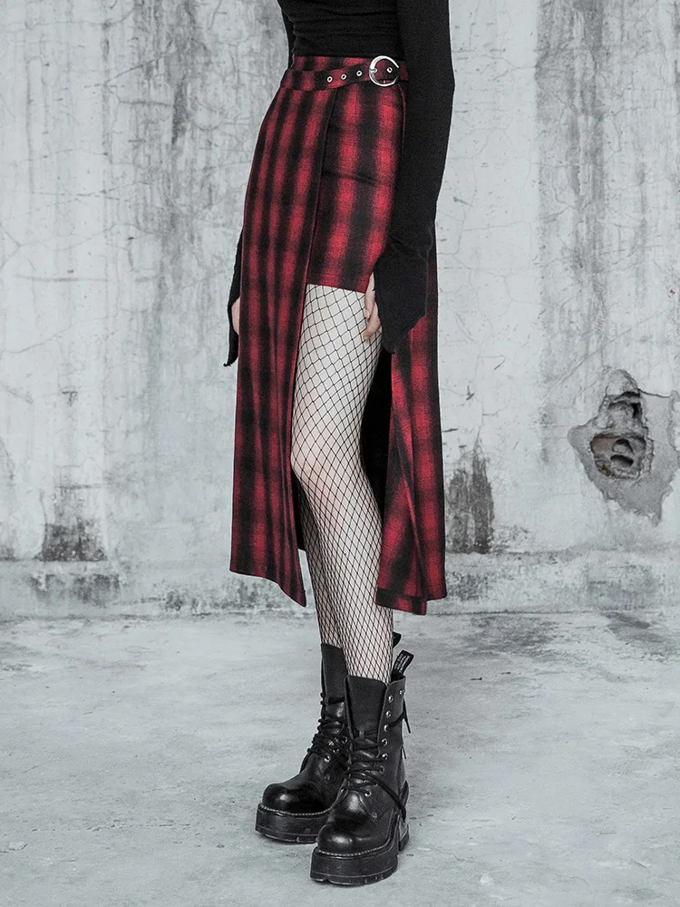 Женская юбка в клетку стиле панк рейв новая классическая облегающая из двух