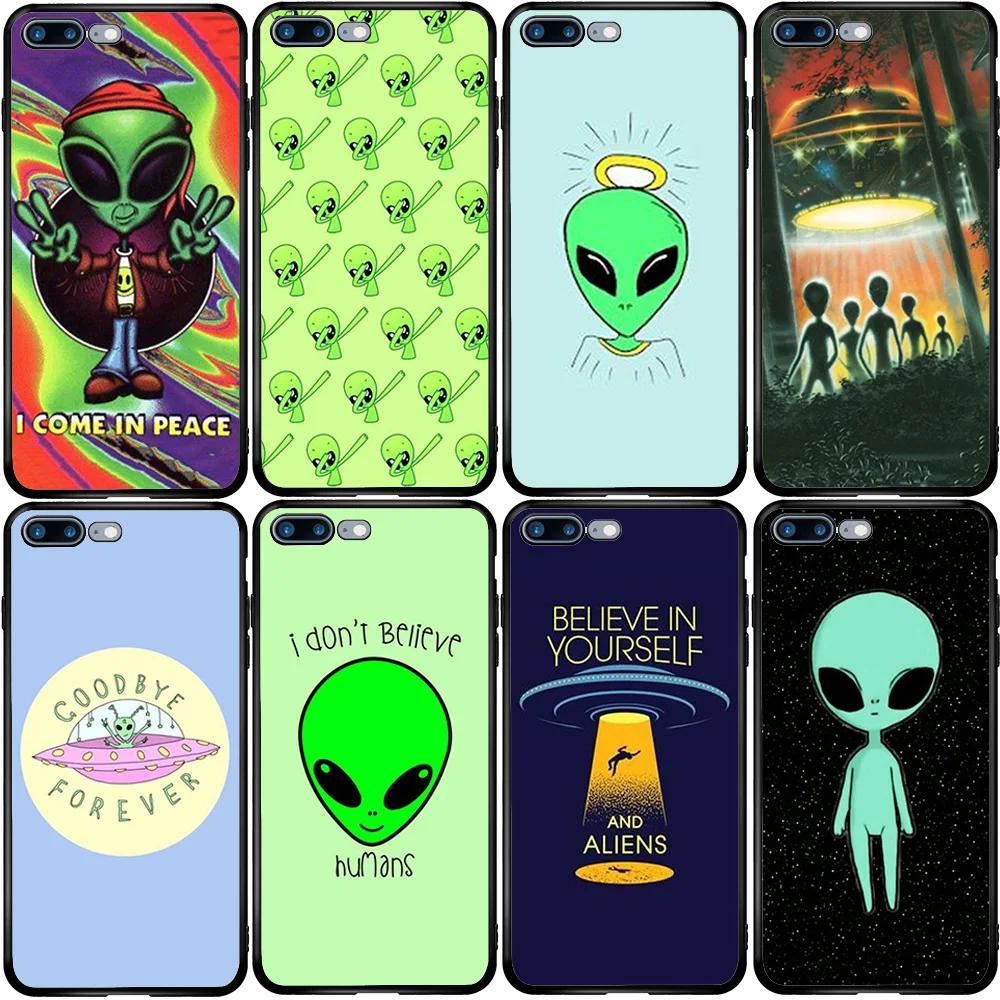 Чехол для Samsung M10 M20 M30S A5 A6 A7 A8 A9 J3 J4 J5 J6 J7 J8 Plus 2018 2017 Pro Prime UFO Alien | Мобильные телефоны и