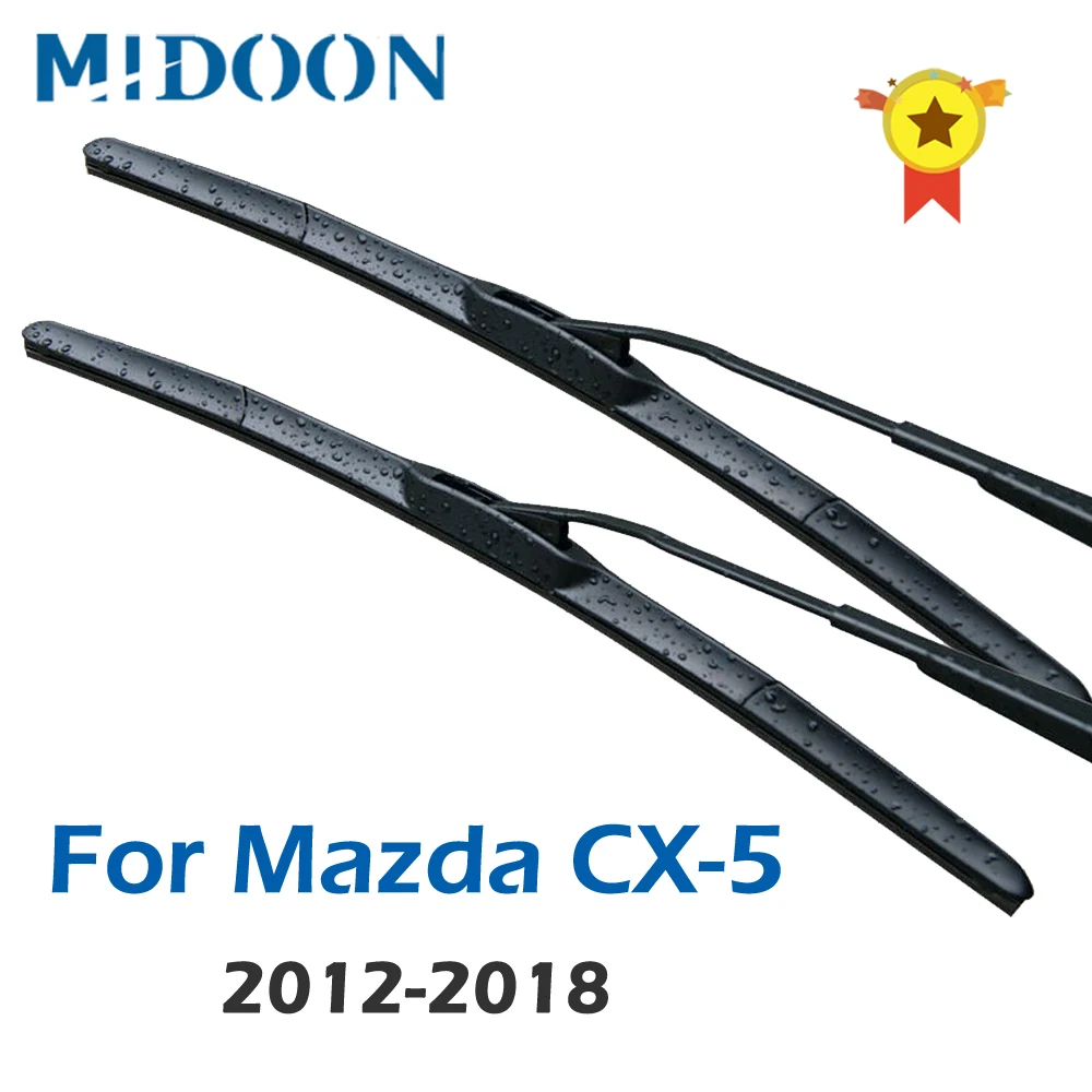 MIDOON стеклоочистители ветрового стекла для Mazda CX-5 CX5 маховиком/пуш-ап кнопки рука