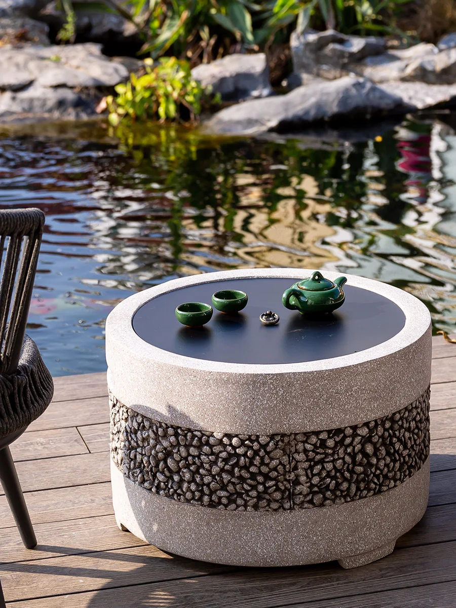 

Zq открытый гриль барбекю стол уголь Вилла балкон двор домашнее барбекю гриль