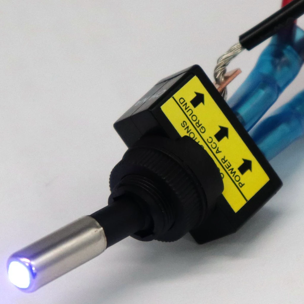 5pcs12V 20A LED свет выкл/вкл SPST тумблер рокер переключатель 3Pin для автомобиля