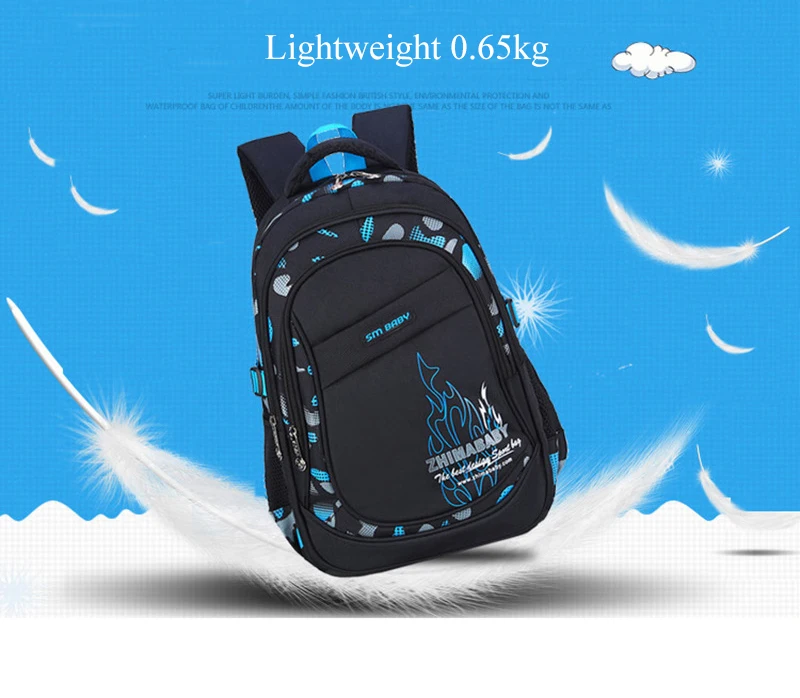

Waterproof and lightweight schoolbags for boys and girls comfortable Primary and junior high school schoolbags backpack book bag