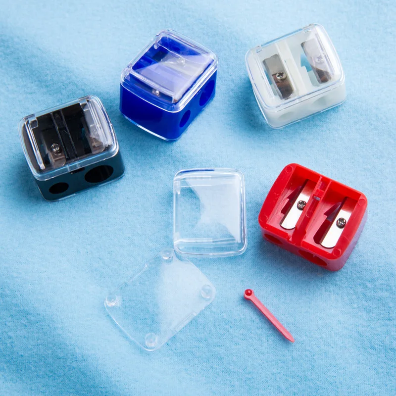 1 шт. точилка для карандашей с двойными отверстиями Классическая косметических