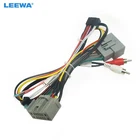 LEEWA автомобильный аудио CDDVD плеер 16PIN Android адаптер кабеля питания для Land Rover Freelander II радио жгута проводов # CA6511