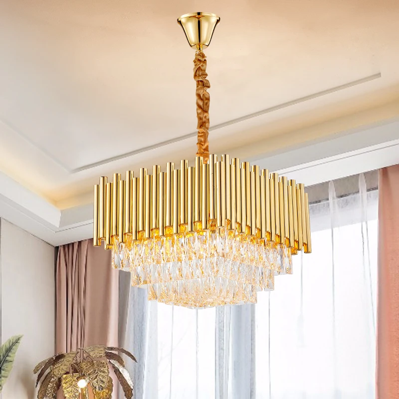 

Manggic chandeliers Living room modern luxury crystal lamps creative personality bedroom light luxury chandeliers