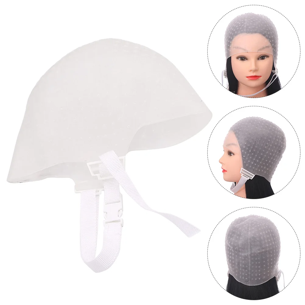 

2pcs Elastic Professional Practical Hair Dye Hat Hair Coloring Cap Hair Dye Cap for Barber Shop Home
